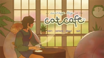 an average day at the cat cafe